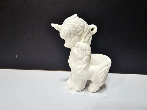 Unicorn Mama & Baby Ornament