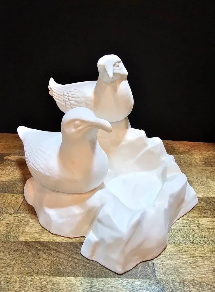 Perched Seagulls