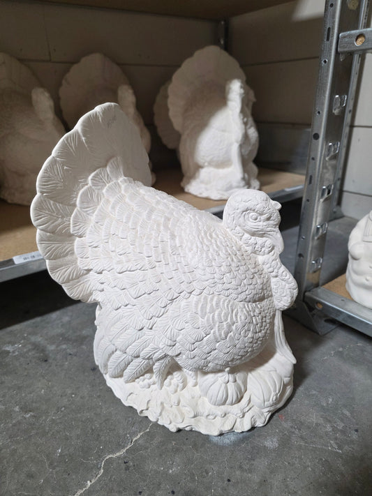 Large Turkey W/ Pumpkins