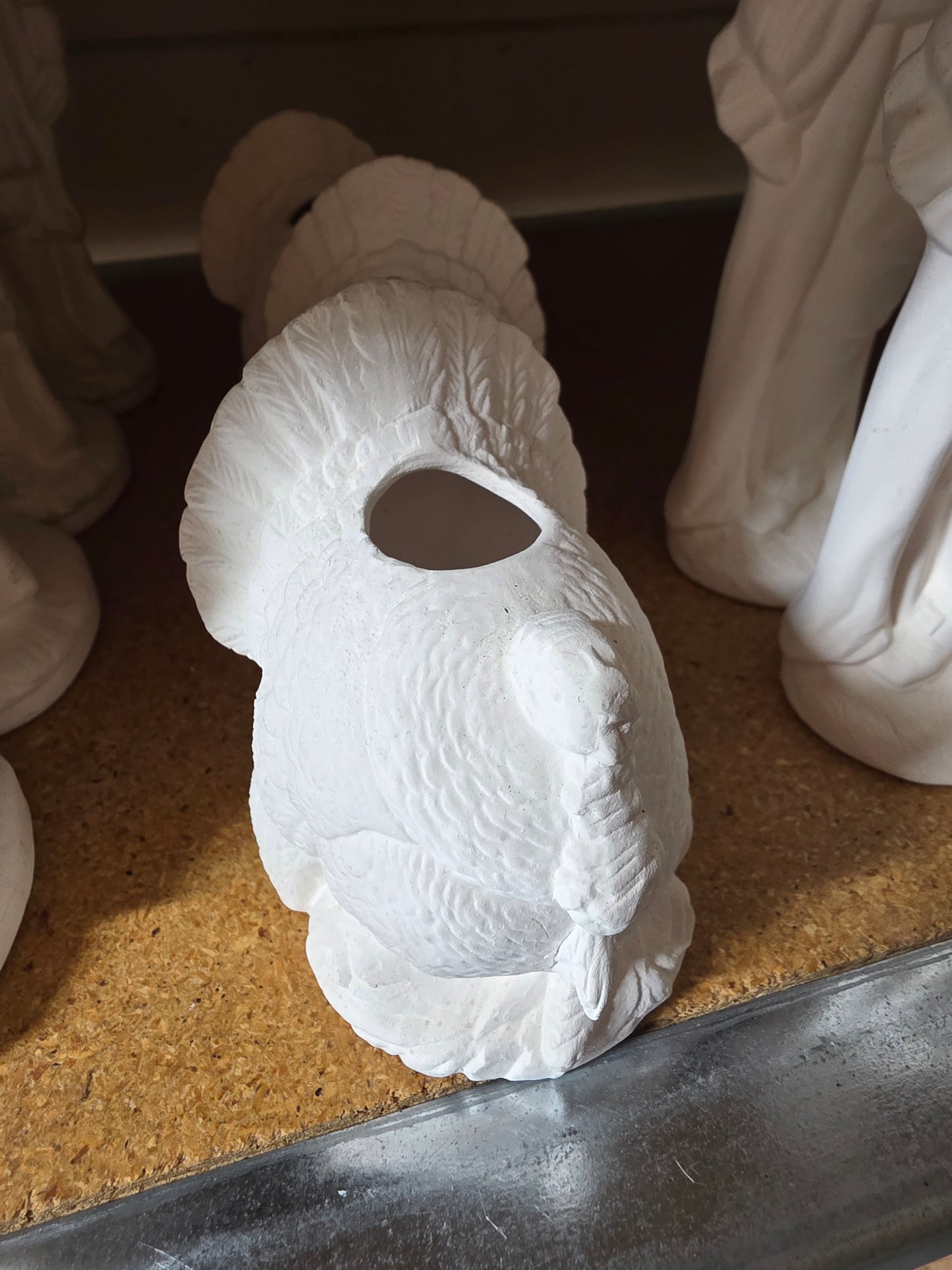 4 Small Turkey Candle Holder