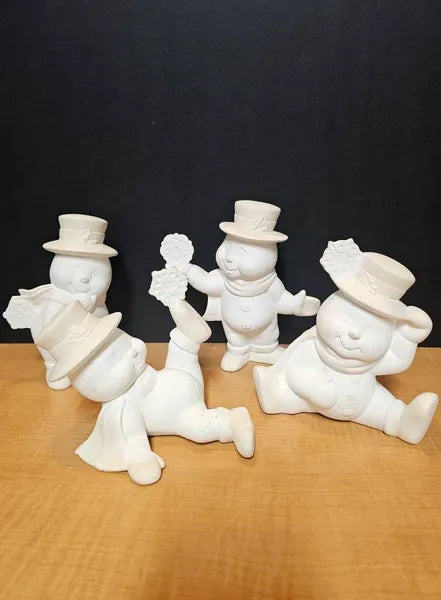 Playing with Snowflakes Snowmen