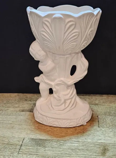 Decorative Cherub Vase